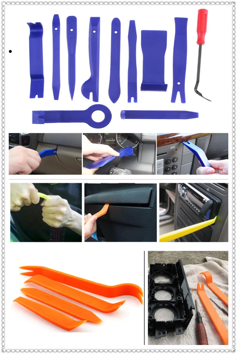 Приборная панель для снятия двери автомобиля приборная ремонт DVD стерео Volvo