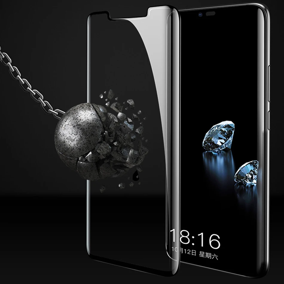 9D закаленное стекло для Huawei Mate 20 Pro Защитная пленка экрана телефона Lite стеклянный