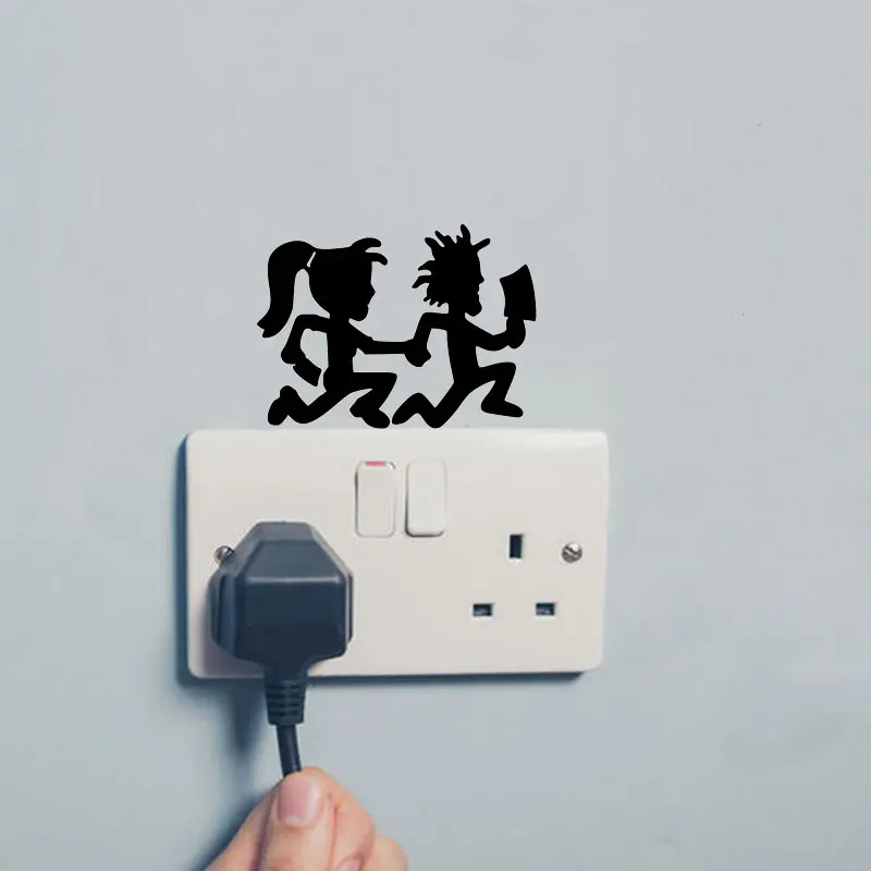WANGZHIMING новые Мультяшные 3d наклейки на стену для детских комнат мужчин и девочек