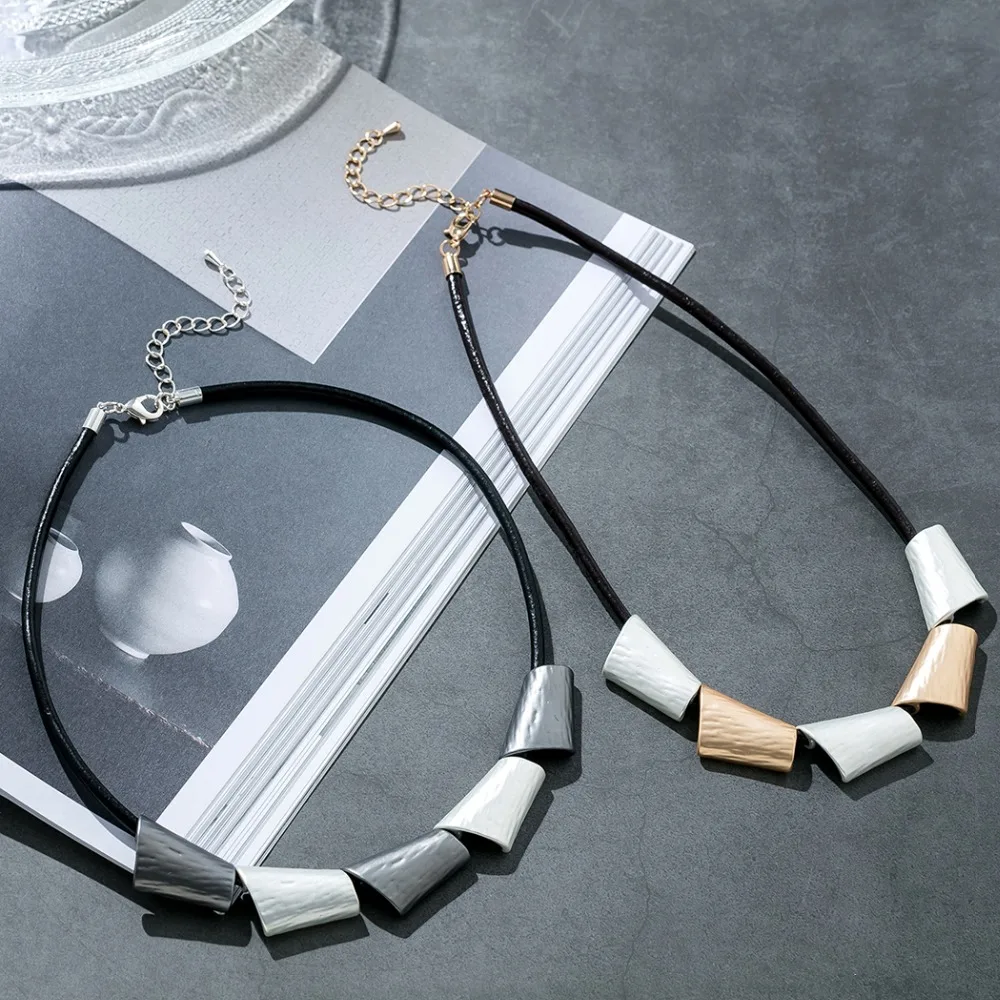 Ожерелья Чокеры для женщин Модная бижутерия подарки длинная цепочка на шею в