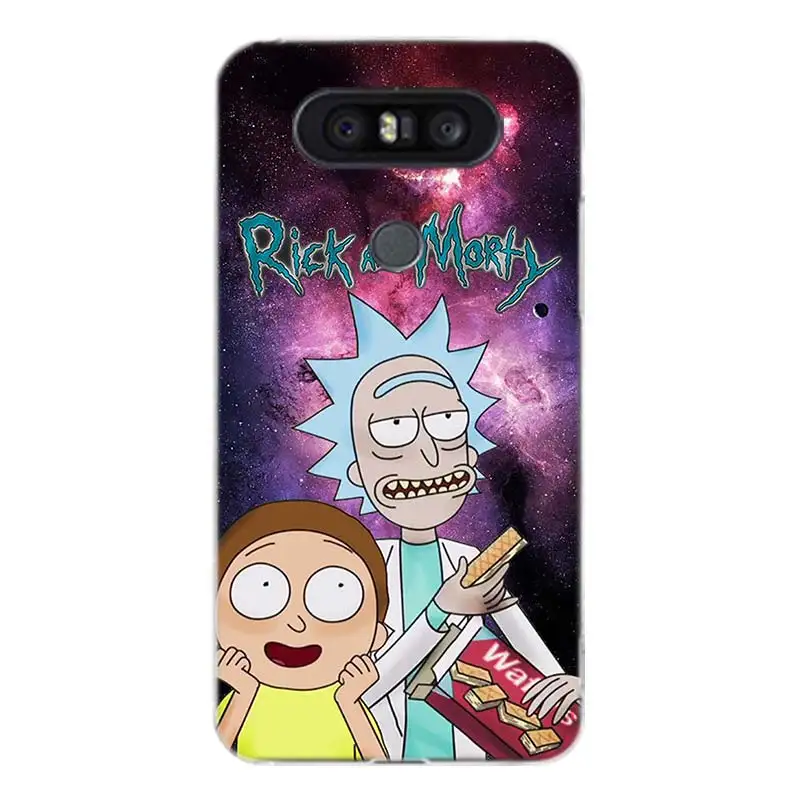 Рик и Морти Silicome рисунком чехол для телефона LG G4 G5 G6 G7 Q6 Q7 Q8 V10 V20 V30 V40 K8 K10 подарок Art