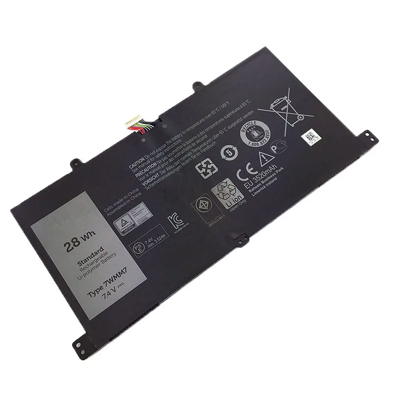 7XINbox 28Wh 7 4 V подлинный 7WMM7 Аккумулятор для ноутбука Dell Venue 11 Pro Dock D1R74 CFC6C