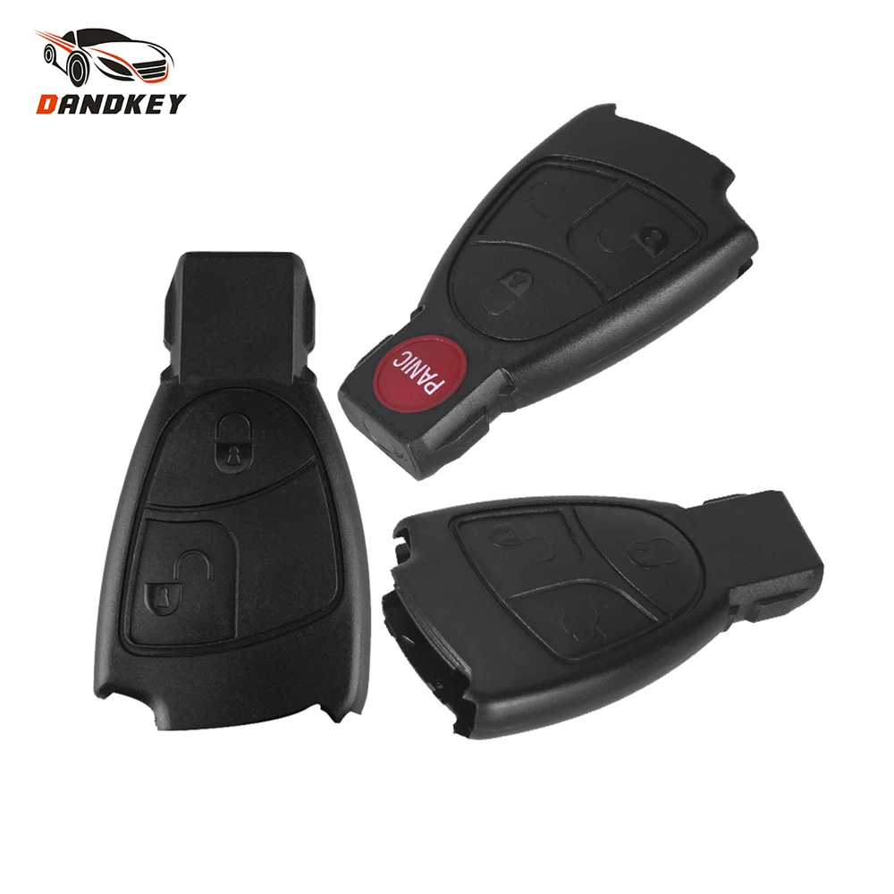 Dandkey 10 шт Rreplacements умный дистанционный чехол для ключей Fob Mercedes Benz B C E ML S CLK CL 3B 2/3/4