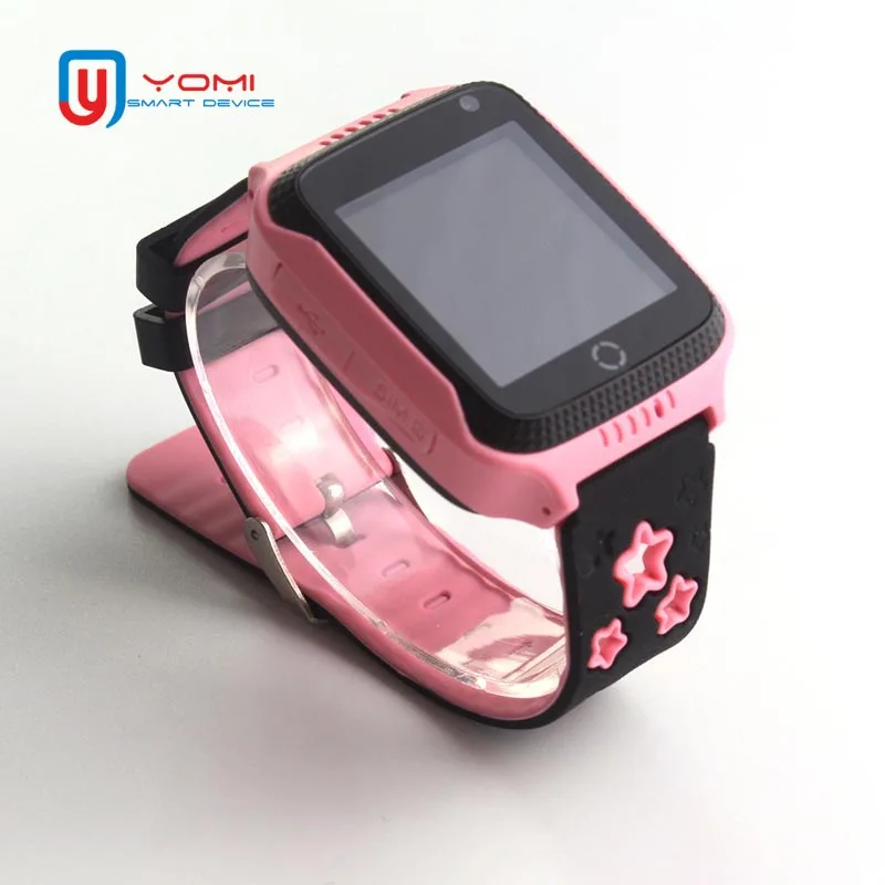 Смарт-часы для IOS/Android сенсорный экран GPS LBS местоположение Wechat SOS Вызов камера