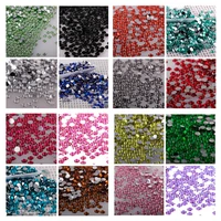 high quality promotion mixed color 10000pcsbag clear crystal dmc flatback rhinestones diy strass glitter crystal stones