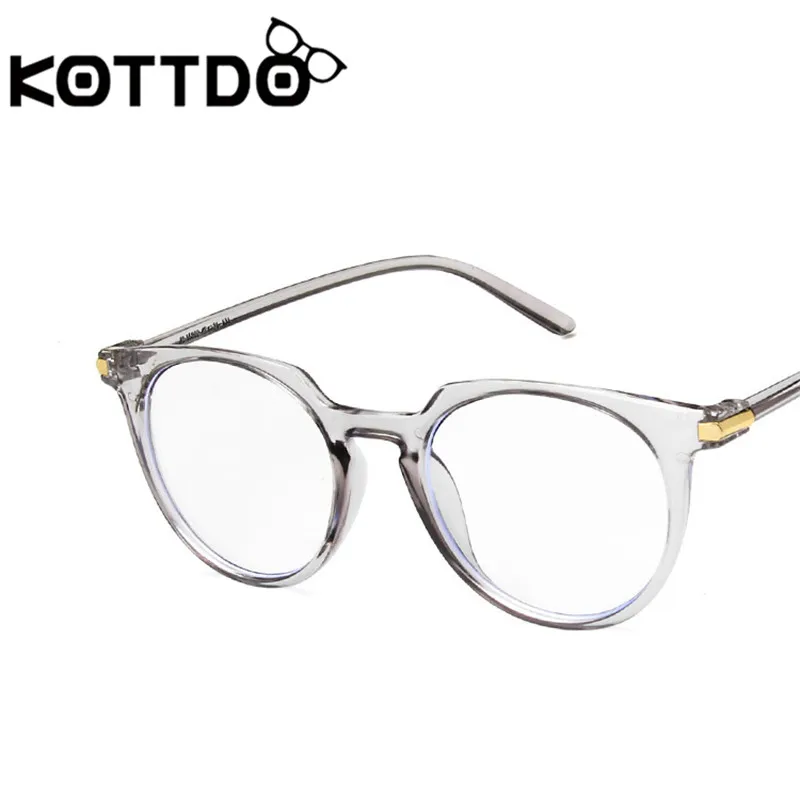 2019 круглые очки с прозрачными линзами мужские защитой от синего света женские и