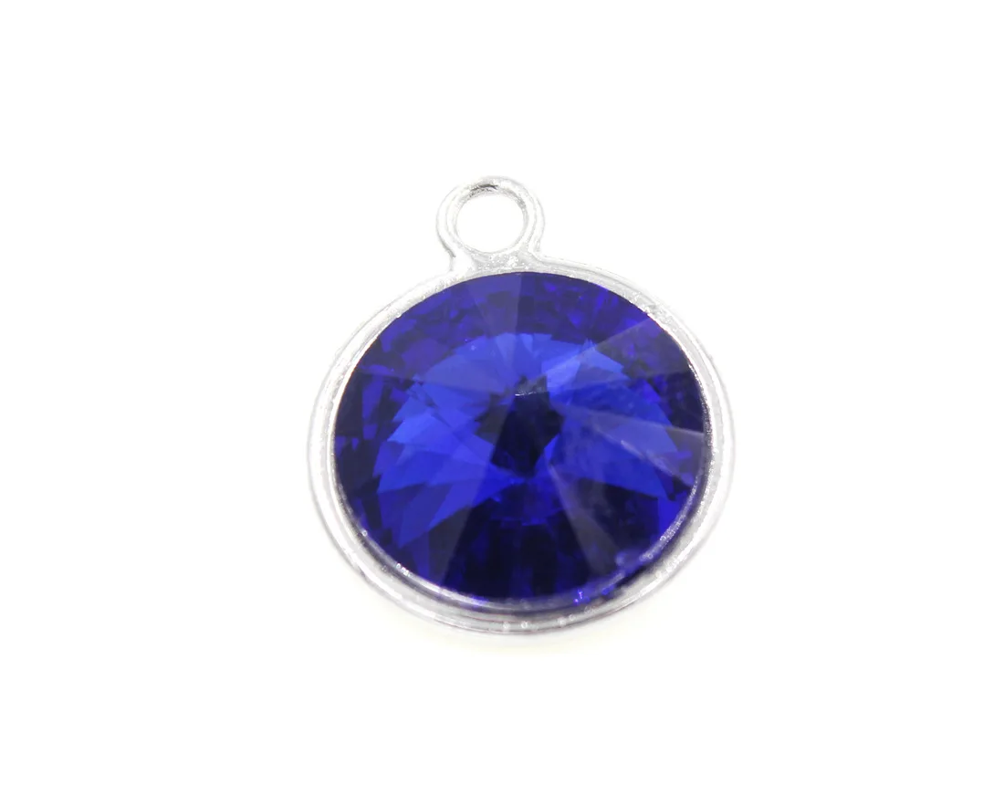 12pcs 17mm Colorful Crystal Birthstone Charms for Necklace Bracelet Jewelry Making Floating Handcraft Bead Charm Diy Accessories |
