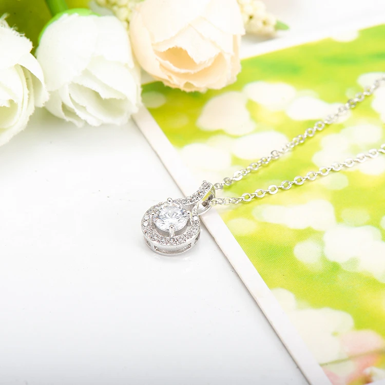 LZESHINE Брендовое классическое винтажное ожерелье Серебряный Цвет кубический