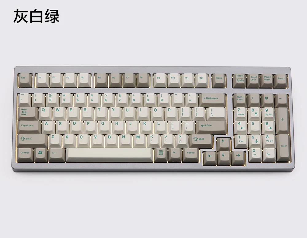 Enjoypbt механическая клавиатура с клавиатурой, горячая Распродажа 117, клавишные колпачки, вишневый профиль, сублимация, черный на черном, японский руссаин