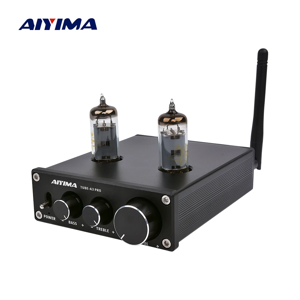 AIYIMA 6K4 вакуумный ламповый усилитель предусилитель Bluetooth 5,0 желчный предусилитель вакуумный трубчатый предусилитель с регулировкой тонов высоких частот