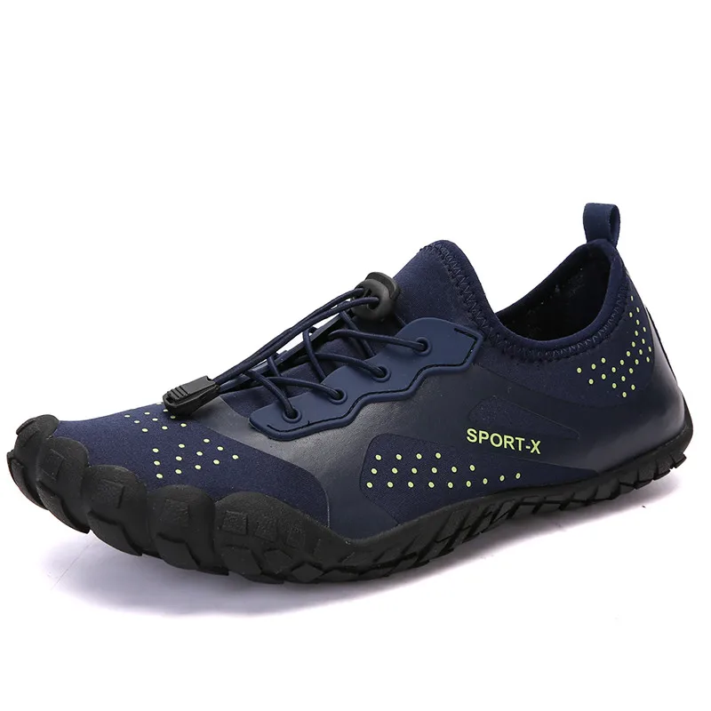 dark blue green Спортивная обувь унисекс, Мужская обувь для плавания, летняя пляжная сбалансированная быстросохнущая обувь для серфинга, водонепроницаемая обувь для мужчин - Цвет: dark blue green