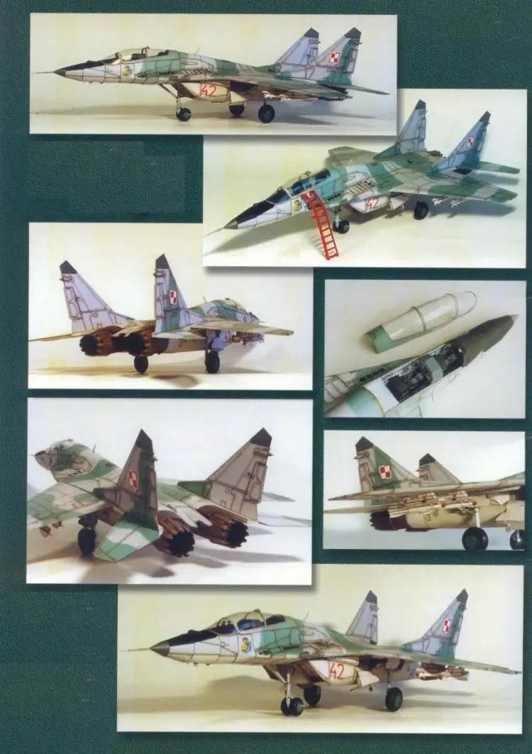 GPM версия MIG 29 UB истребитель 3D бумажная модель DIY