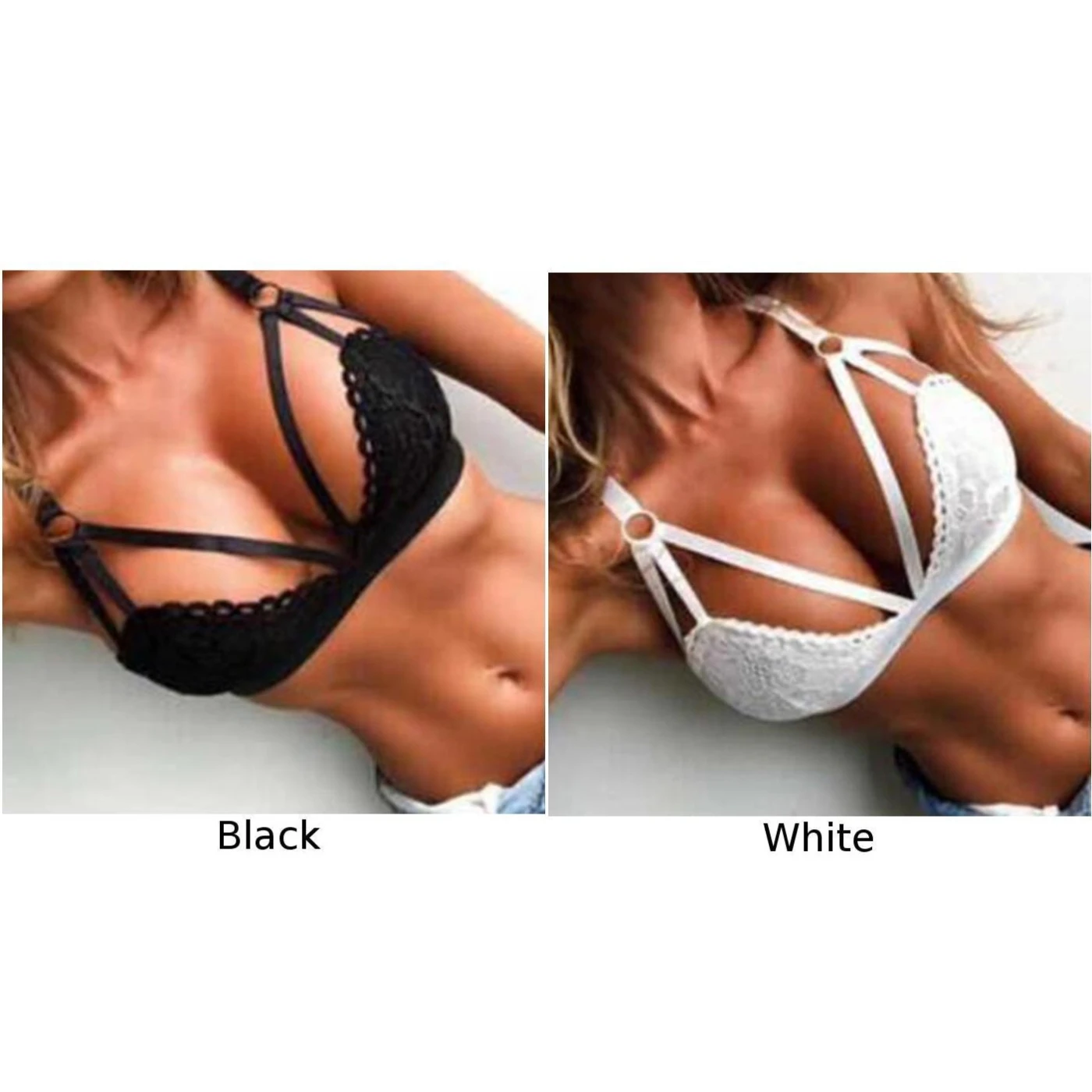 Мягкий Бюстгальтер Клубное белье дамское сексуальное Трехточечное Нижнее Топ