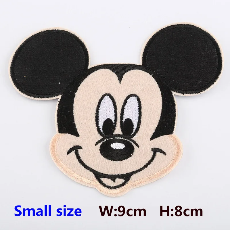 Boy-Small size Нашивки с героями мультфильмов, Минни, Микки, железная нашивка с вышивкой для одежды для девочек и мальчиков, аксессуары для шитья одежды ручной работы - Цвет: Boy-Small size