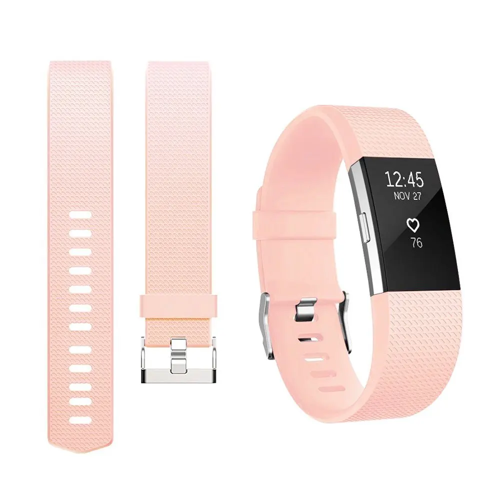 Honecumi 10 упак. для Fitbit Charge 2 ремень прочный Фитнес Браслет для Fitbit заряд 2 заменить Для мужчин Т группа для женщин Для мужчин