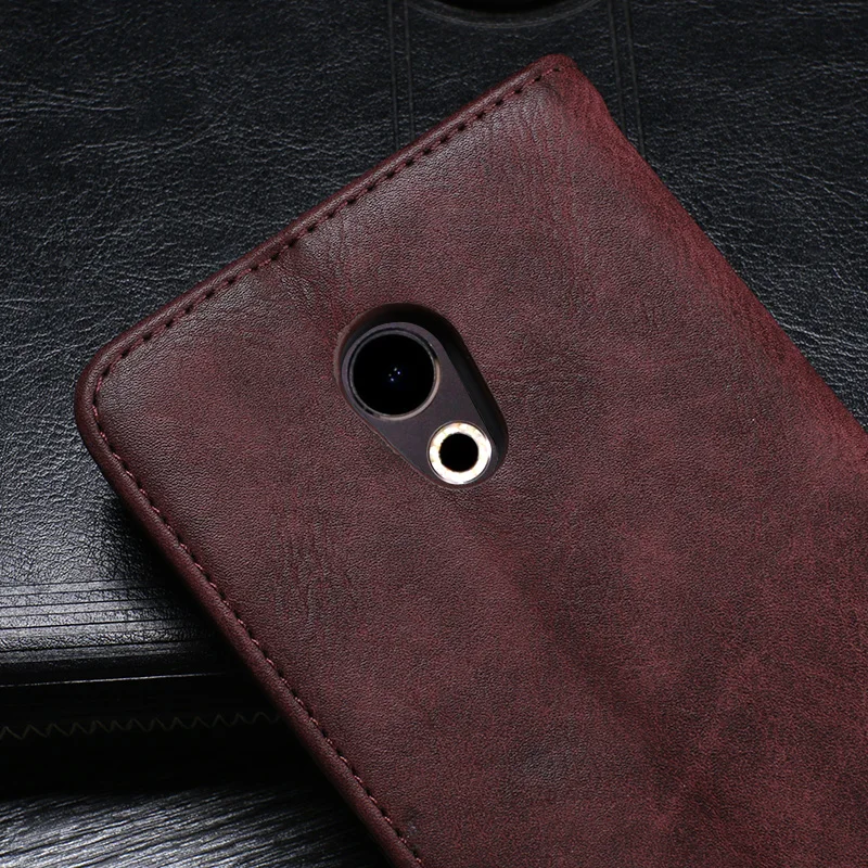 Чехол IDEWEI для Meizu Pro 6 Роскошный кожаный флип-чехол Pro6 защитный чехол телефона в