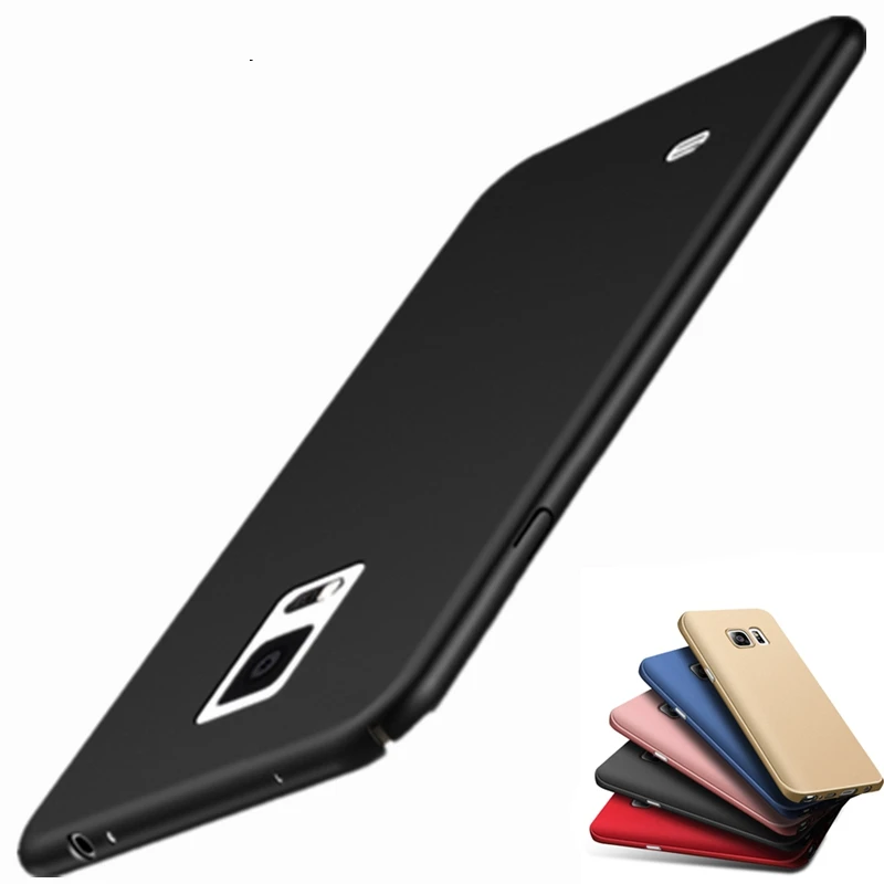 For Phone Case Samsung Galaxy Note 4 Cover Ultra-thin Smooth Back Protection Plastic N9100 |