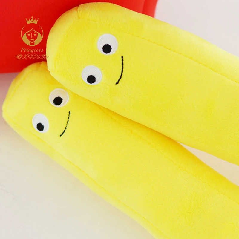 1PCS 50CM Cute Cartoon Expression Pizza French Fries Cushions Creative Plush Stuffed Toys Home Decoration | Игрушки и хобби