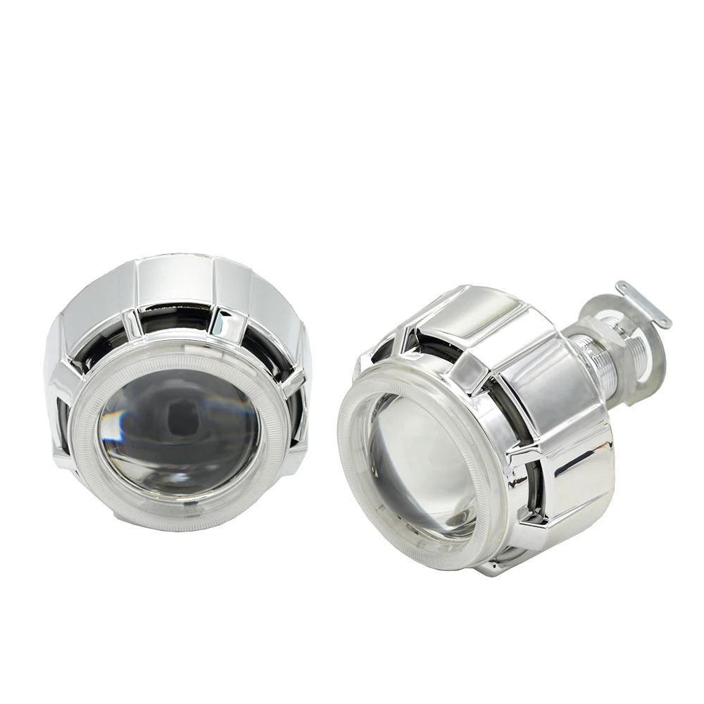 2.0 дюймовый мотоцикл биксеноновый проектор Объектив свет ангельские глазки DRL hid