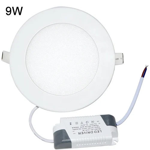 Новейший круглый светодиодный панельный светильник 3 Вт 6 9 12 15 18 встраиваемый
