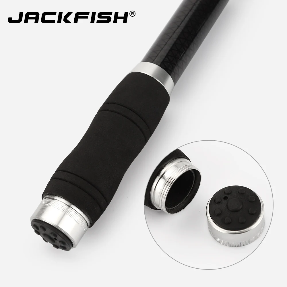 

JACKFISH Spinning Telescopic Fishing Pole 1.8M - 3.6M Portable Spinning Fishing Rod 98% Carbon Sea Rod Fishing Tackle