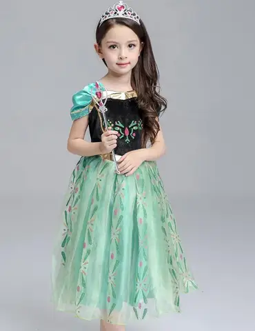 Платье Disney «Холодное сердце», Анна, Эльза, София, платье Рапунцель, костюм для детей