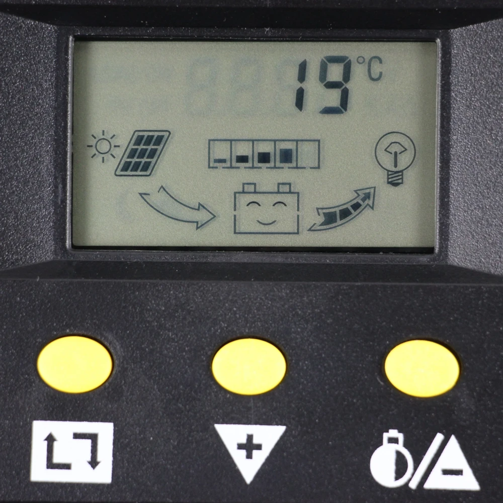 80A контроллер солнечной заряда 12 В в В 24 в 1000 Вт 2000 Вт солнечная панель ЖК-экран дисплей PWM Зарядка для Off Grid PV Контроллер Солнечный