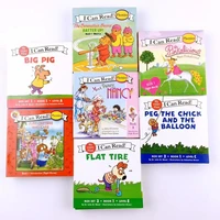 new hot 7set biscuit series phonics english picture books i can read children story book early educaction pocket reading book