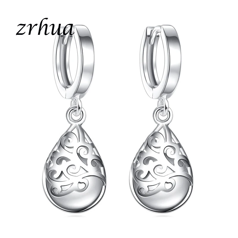 ZRHUA 2018 тренд капли воды серьги для женщин ювелирные изделия Brinco проложили