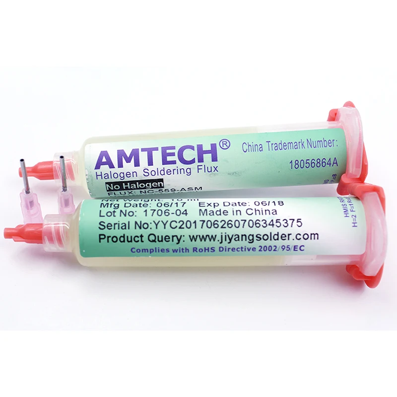 AMTECH NC-559-ASM BGA PCB No-Clean паяльная паста Сварка Расширенный масляный поток Смазка 10cc Инструменты для ремонта пайки C0011