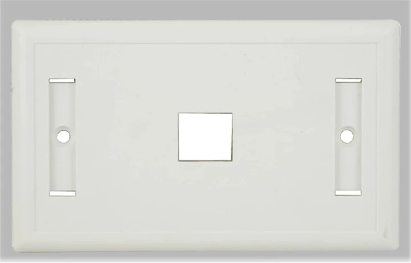 30 pcs face plate 120 type single/dual port ABS white color American panel factory ELINK front good quality wholesales | Мобильные