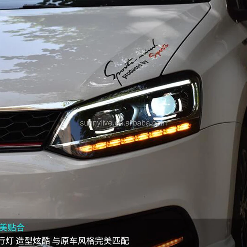 Для VOLKSWAGEN Polo Mk5 Vento Cross polo светодиодный головной фонарь 2011