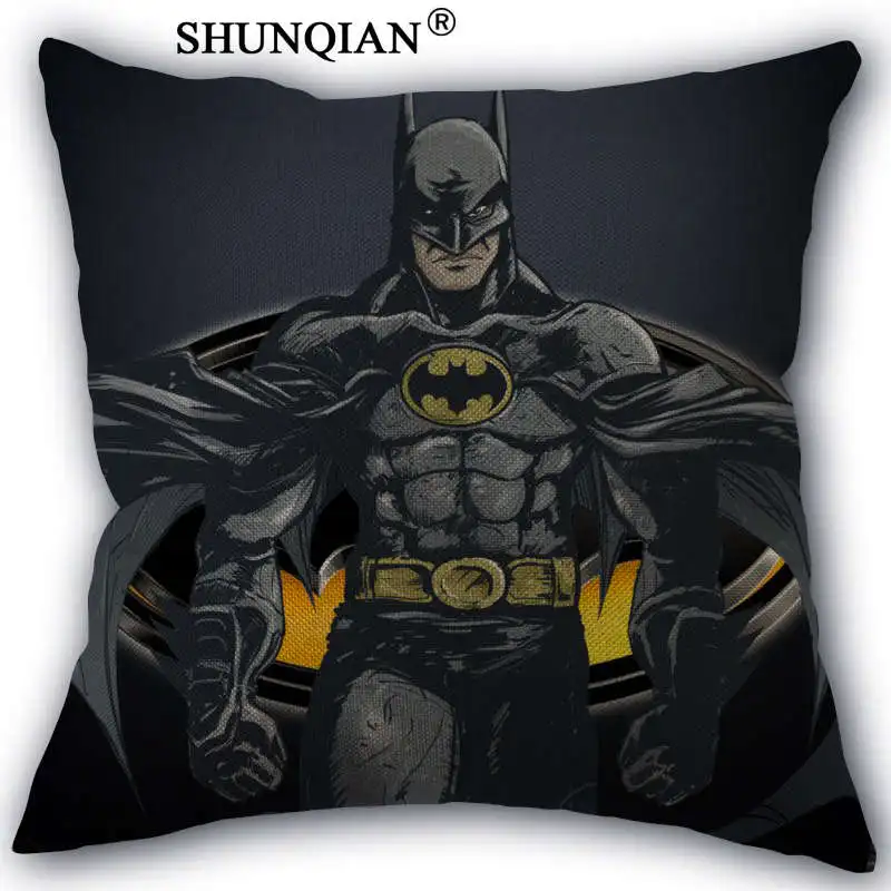 Pillow case WJY420 Marvel Бэтмен наволочки пользовательские хлопок наволочки декоративные красоты домашнего интерьера индивидуальные подушку - Цвет: Pillow case