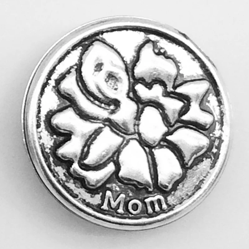 MF777 Mother MOM LOVE tree of life 20 мм металлическая кнопка | Украшения и аксессуары