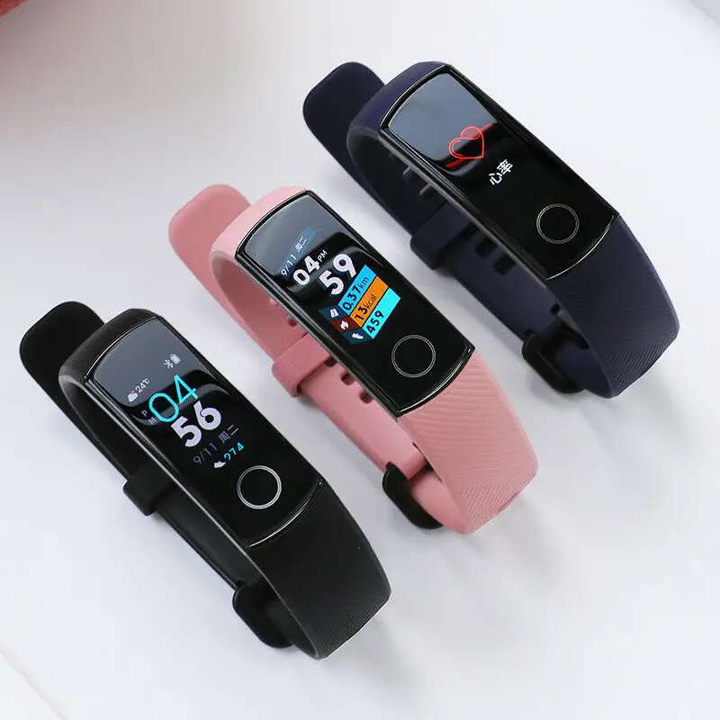 Оригинальный Смарт браслет huawei Honor Band 4 Amoled цветной сенсорный экран дисплей для