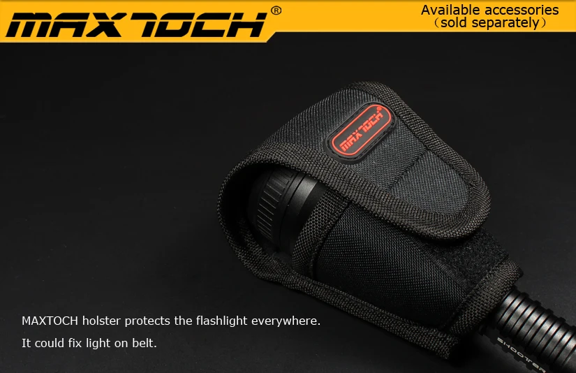 MAXTOCH Shooter 2X XHP70.2 версия 3800 люмен, широкий угол луча, нейтральный белый широкий угол луча поисковый фонарик