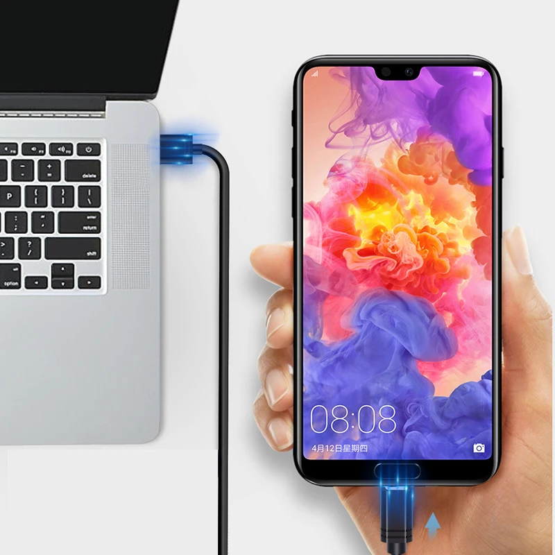 Usb type C кабель для зарядного устройства 25 см 1 м 2 3 USB данных быстрой зарядки samsung S8 S9