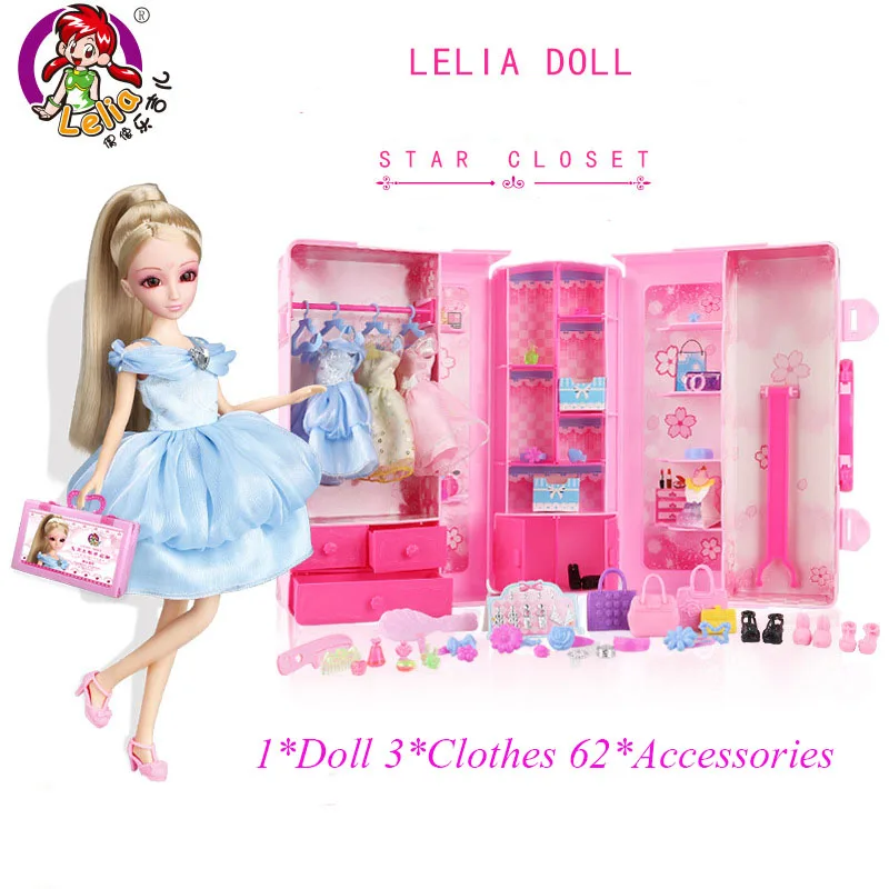 Подлинная Lelia Куклы Игрушки для девочек кукла модная одежда обувь костюмы kawaii