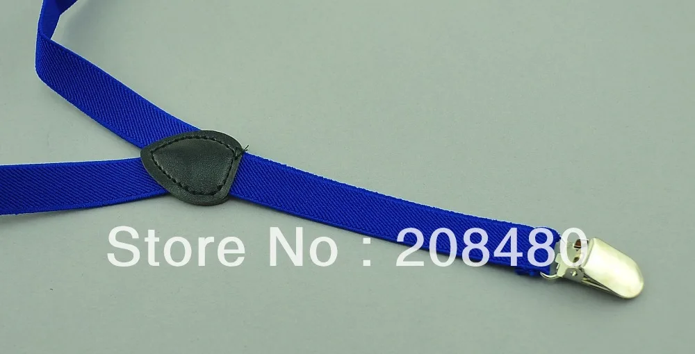 Детские подтяжки на лямках Эластичные синего цвета для мальчиков и девочек