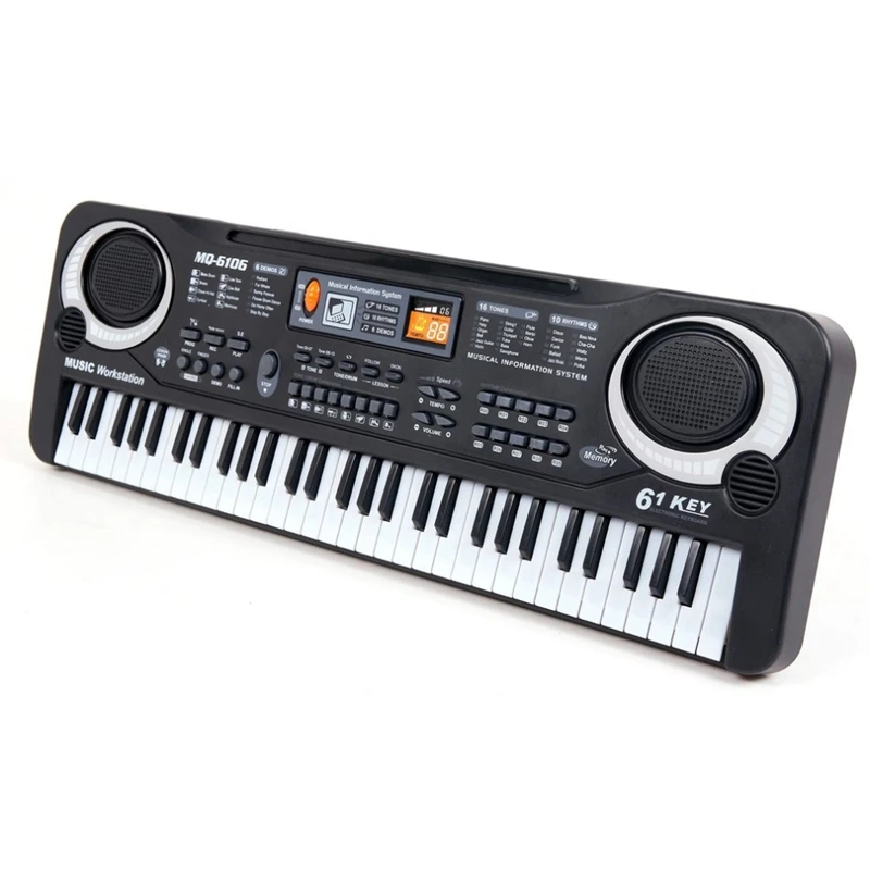 

61 Keys Digital Music Electronic Keyboard Board Toy Gift Electric Piano Organ For Kids Multifunction And Delicate