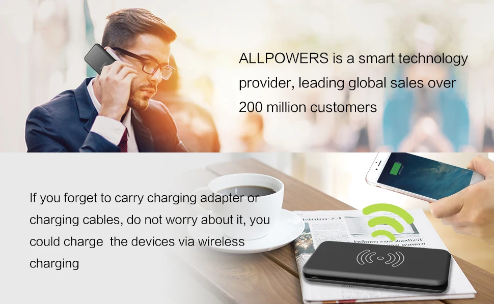 Новейшая Беспроводная зарядка power Bank портативная внешняя батарея для iPhone X Xr Xs max samsung huawei Xiaomi OPPO Vivo