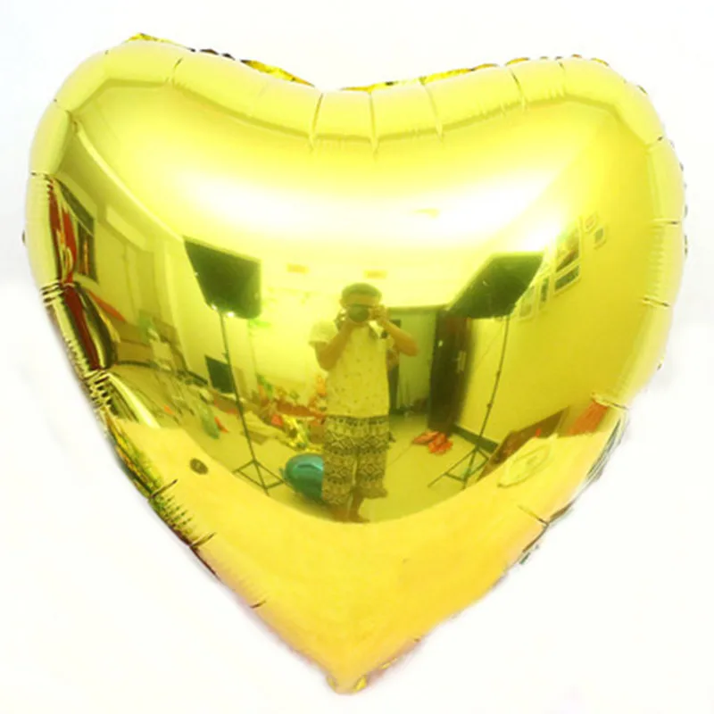 50pcs/lot Wedding Balloons Large 36inch 75cm Heart Foil Valentine's day Birthday Party Anniversary Decoration Supplies | Дом и сад