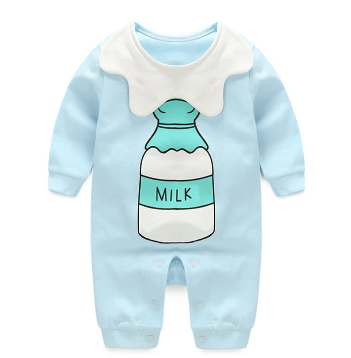 Новинка 2017 года Одежда для новорожденных девочек комбинезон с длинными рукавами