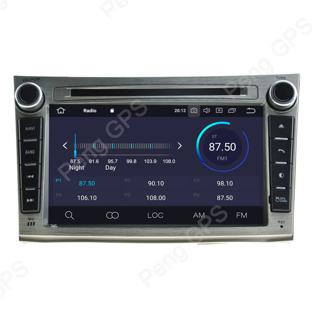 Автомагнитола для Subaru Legacy Outback 2009-2014 2 Din Восьмиядерный стерео Android 9 0 GPS навигация CD