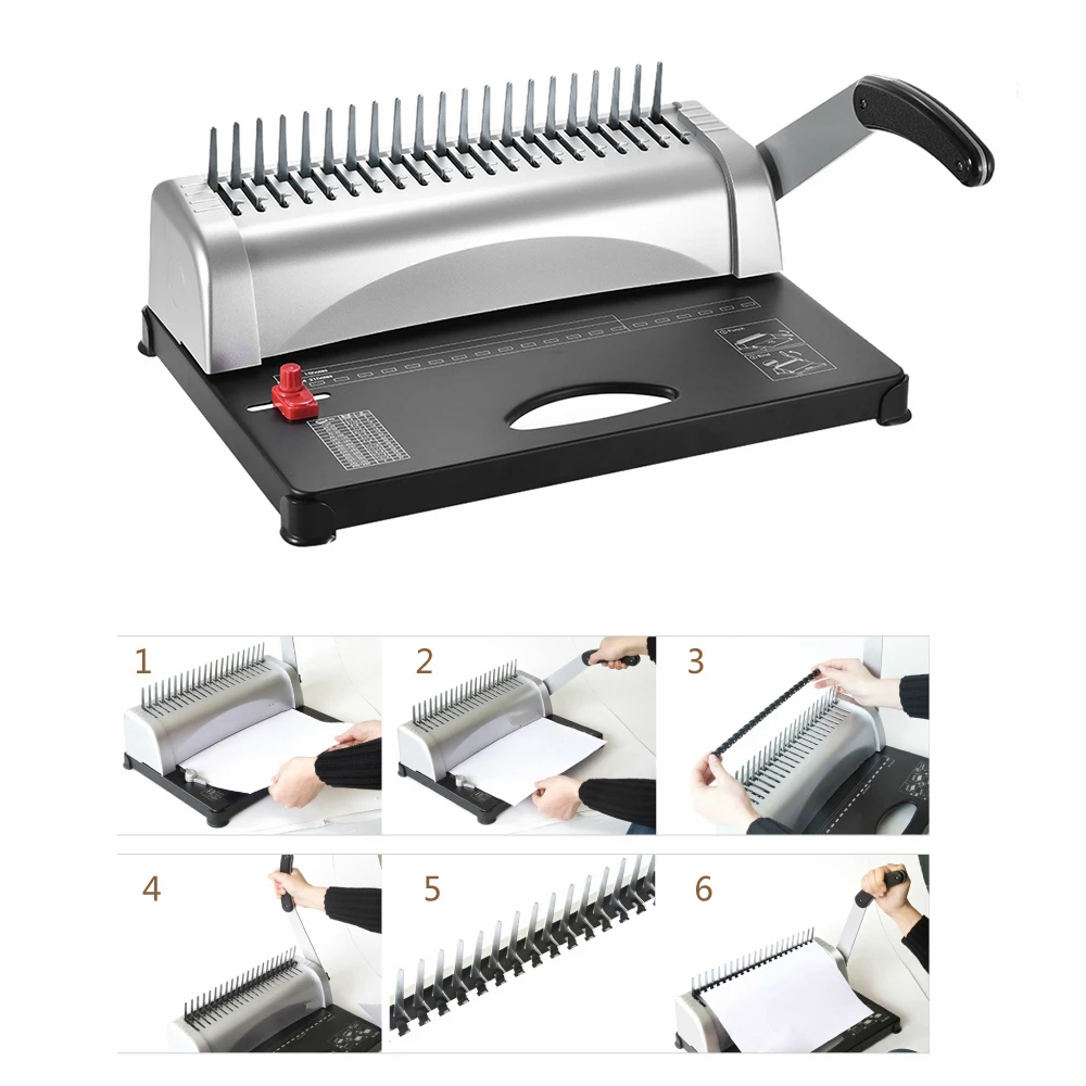 

For Order one set comb binding machine can get 50pcs aprons for free