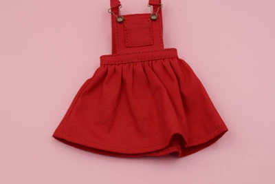 1 Red Strap Dress 1 шт. высокое качество 1/6 Blyth кукла ремень платье Топы Комбинезоны для Neoblythe, Licca, Azone, куклы-Барби одежда аксессуары - Цвет: 1 Red Strap Dress