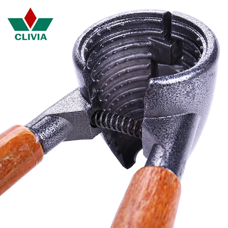 CLIVIA высокое качество орех папка крекер дерево + сплав пекан миндаль открывалка