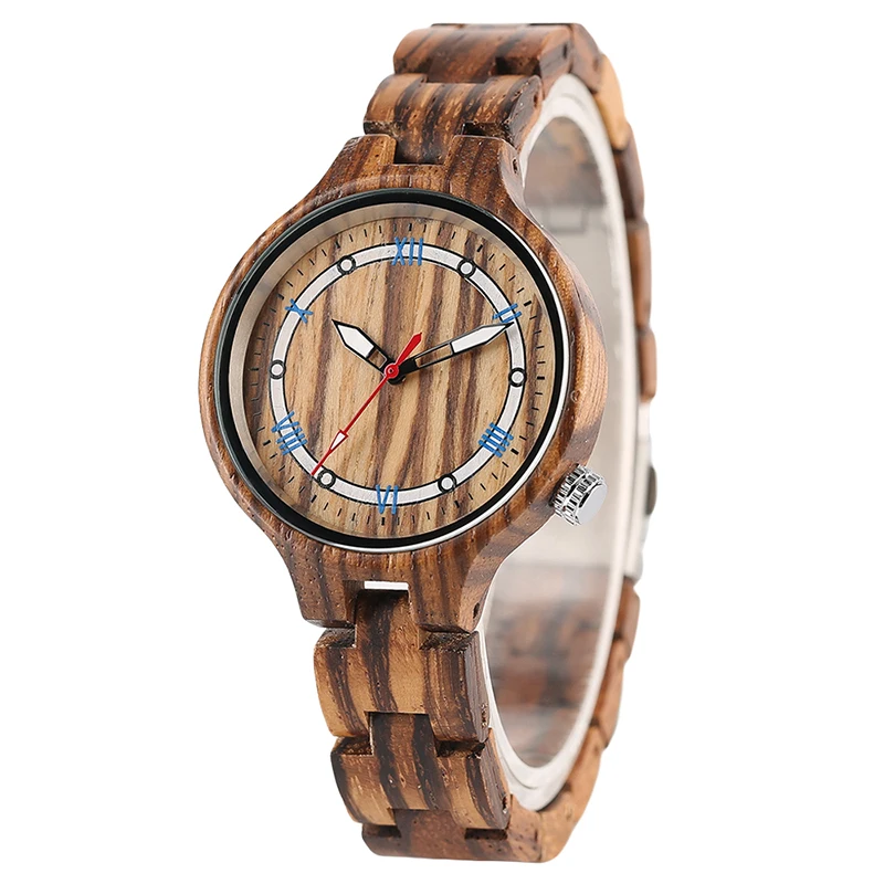 Черные/коричневые женские часы с деревянным браслетом новые модные тонкие