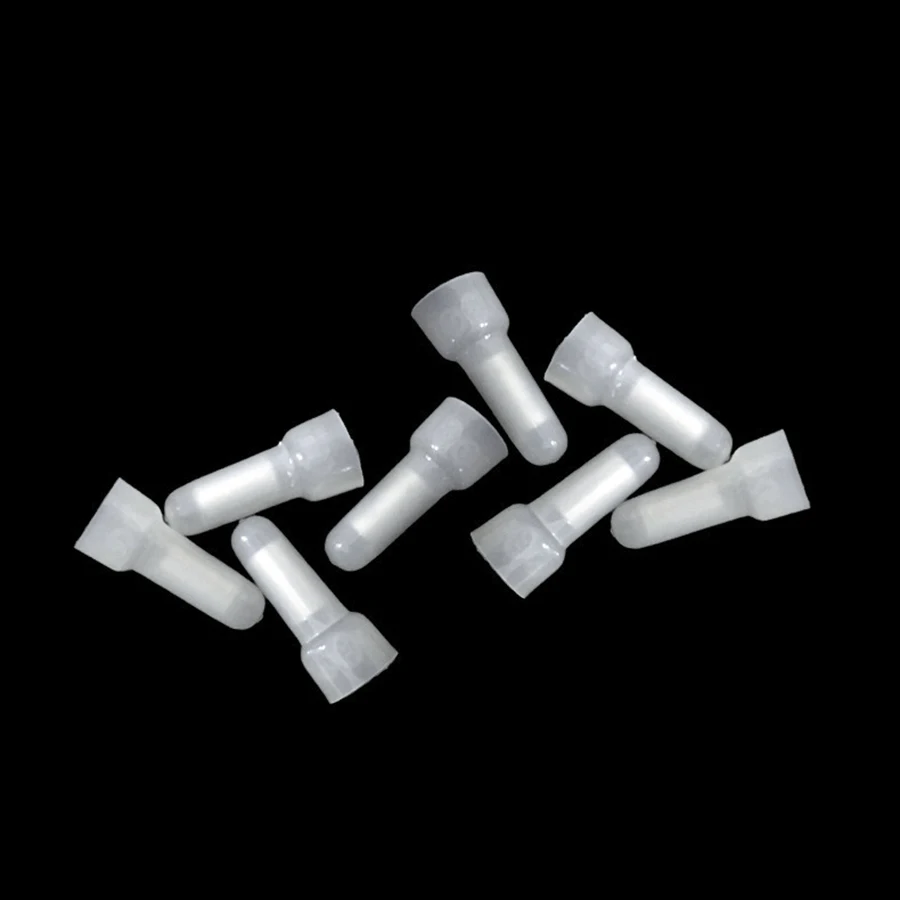 

100 pcs/lot PA66 CE1X Splice Cold Pressing Terminal Car Speaker Tin Plating Connector Cable Lugs Electric Sertir AWG 16-14