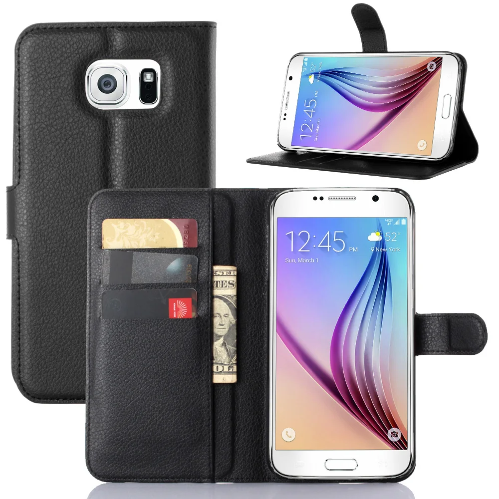 Чехол для Samsung Galaxy S7 Plus новый роскошный чехол книжка из искусственной кожи